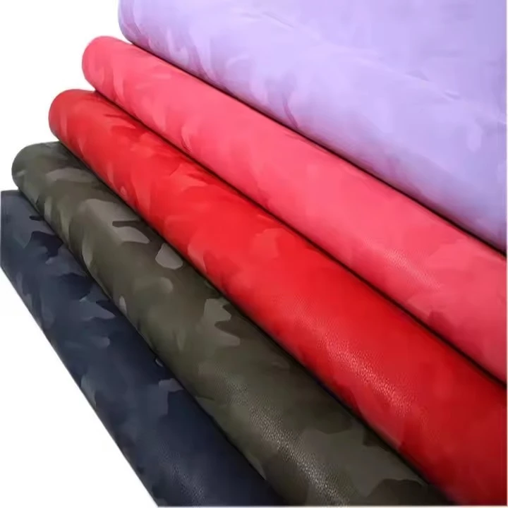 For Making Bags Shoes Sofa Belts Pattern Faux Leather Fabric Fashion Camouflage Custom Pu Leather Woven Printed Shoes Request